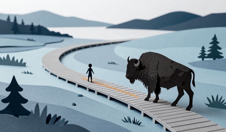 Child Chased by Bison at Yellowstone, No Injuries Reported