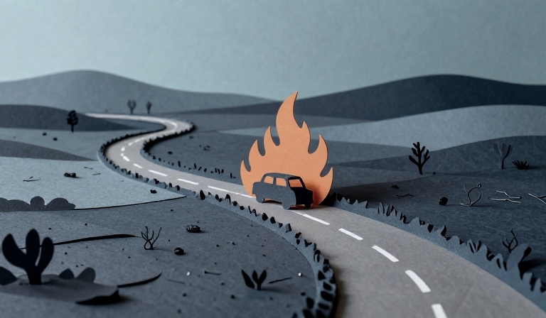 Heathland fire near Ringwood closes A31 after vehicle blaze spreads