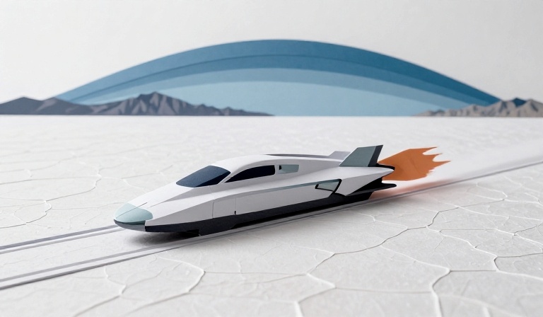 Andy Green sets hydrogen land speed record at 406 mph