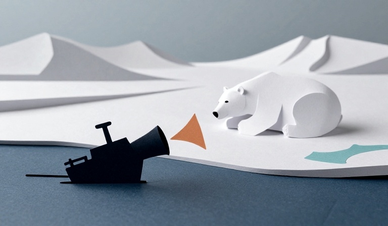 Passenger fined $5,000 for waking polar bear with foghorn in Svalbard