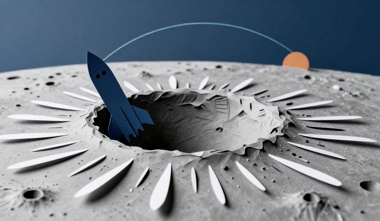 NASA releases images of 60-foot SpaceX rocket crater on Moon