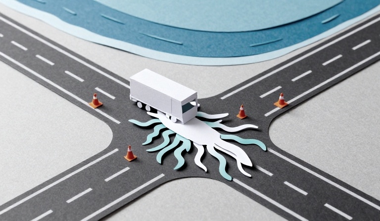 Rhode Island Road Closed After Truck Spills 20 Tons of Squid