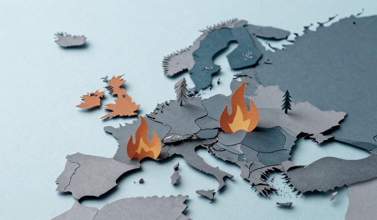 Study projects climate change could nearly triple Europe’s annual burned area by 2100