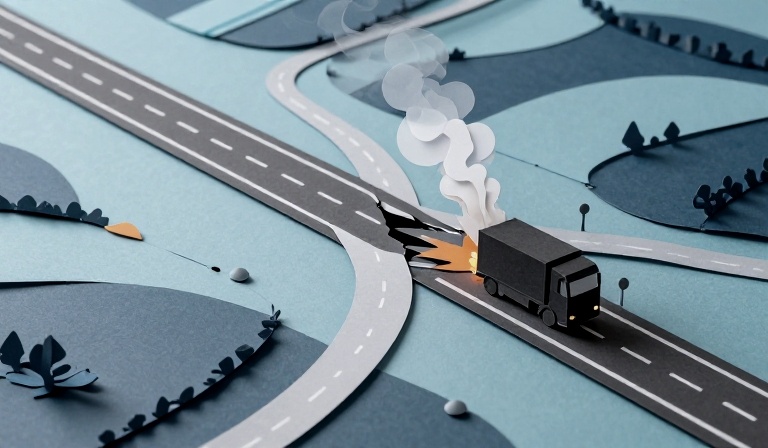 M6 lorry fire closes motorway causing major delays